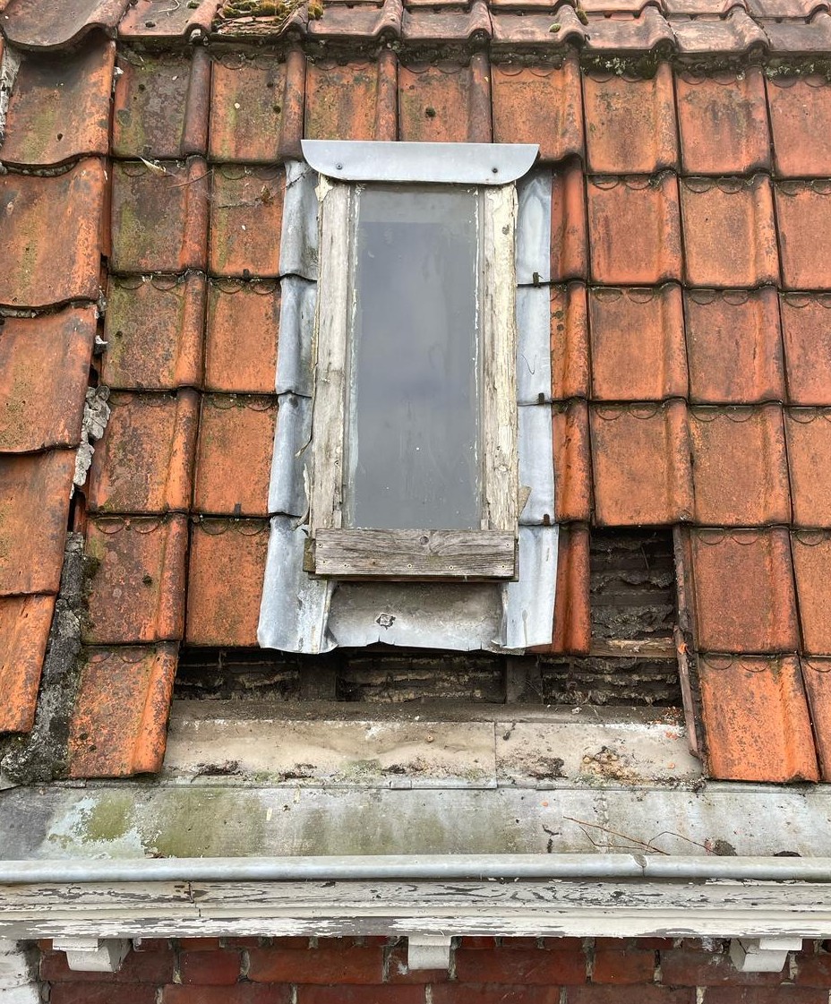 Détail architectural toiture